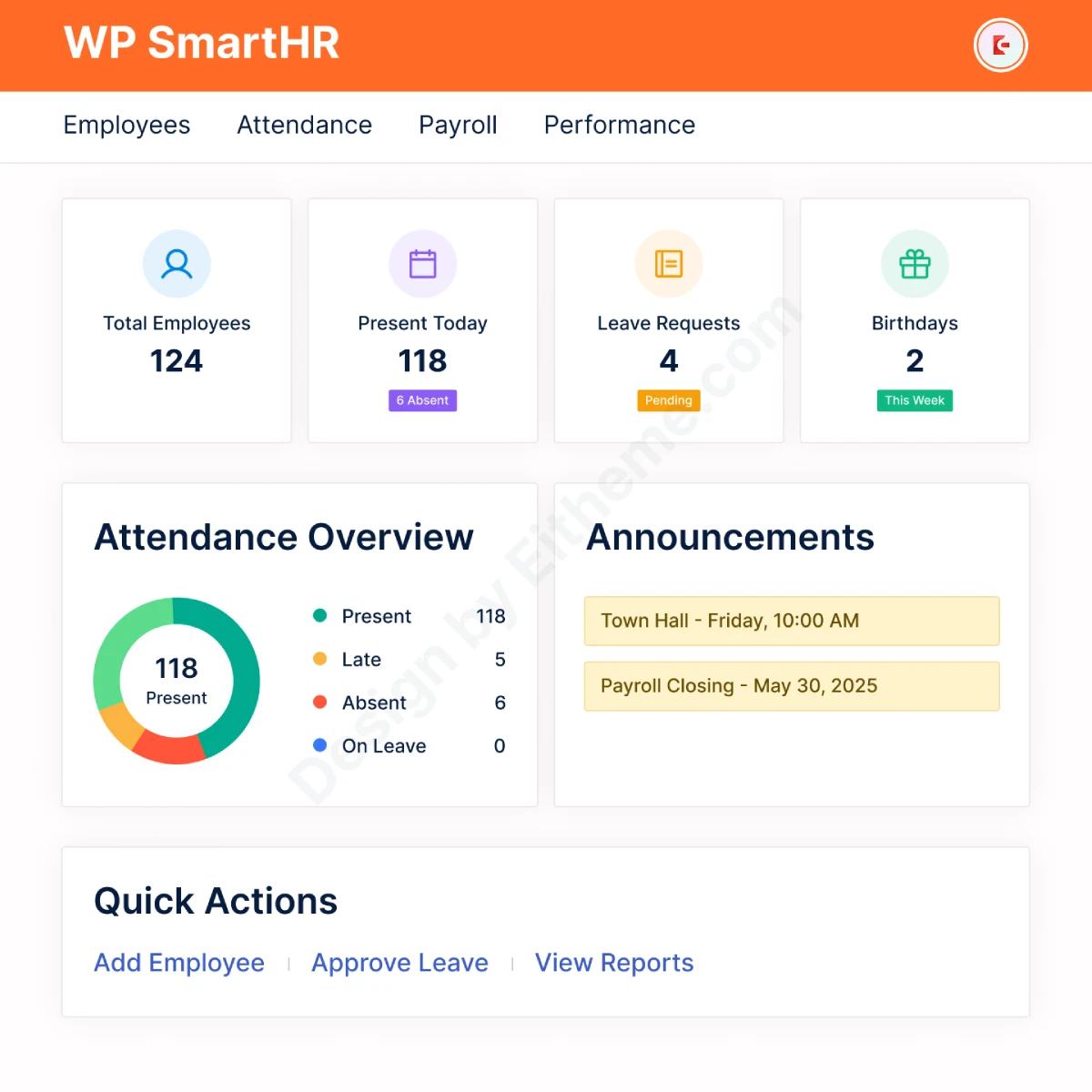 WP SmartHR – Velit Auctor Viverra